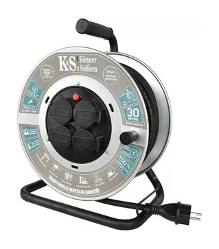 Мережевий подовжувач на котушці Konner&amp;Sohnen KS CRM-30M (KS CRM-30M)