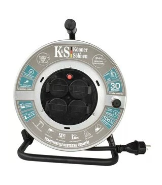 Мережевий подовжувач на котушці Konner&amp;Sohnen KS CRM-30M (KS CRM-30M)