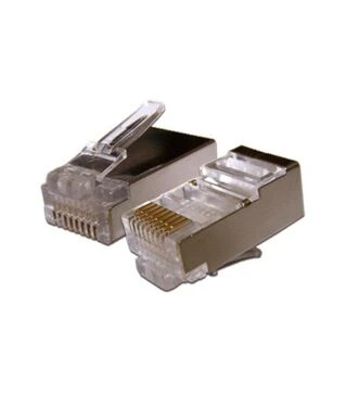 Конектор Atcom RJ-45, Cat.5e, FTP, 8P8C, 100 шт (10698)