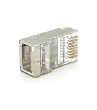 Коннектор Merlion RJ-45, Cat.6, FTP, 8P8C, экранированный, со вставкой, 50 шт (RJ45ML-2-50-CAT6-FTP/10566)