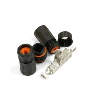 Конектор Eserver RJ-45, Cat.6A, STP, IP68, водонепроникний (WT-2611)