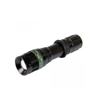 Фонарь ручной Watton WT-037, 3 режима, Zoom, черный (WT-037)