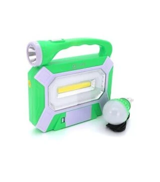 Ліхтар переносний JA-2002, Solar charging, 3+1 режим, салатовий/білий (JA-2002)