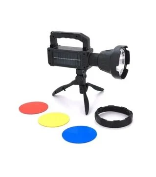 Фонарь переносной W5109, Solar charging, 3+3 режима, черный (W5109+S)