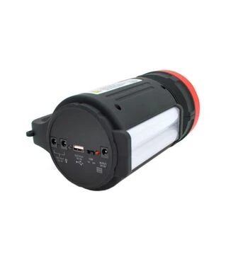 Фонарь переносной YJ-2886, 2+1 режим, черный/красный (YJ-2886)