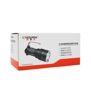 Фонарь поисковый Longsunda SJ-1216, 4 режима, черный (SJ-1216)