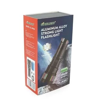Фонарь поисковый BP-505, LED PM60, 4 режима, черный (OL-W504)
