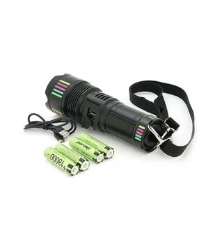 Фонарь поисковый BP-505, LED PM60, 4 режима, черный (OL-W504)