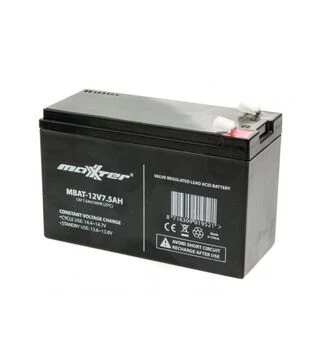 Аккумуляторная батарея Maxxter AGM, 12 В, 7,5 А*ч (MBAT-12V7.5AH)