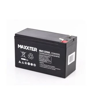Аккумуляторная батарея Maxxter AGM, 12 В, 9 A*ч (MBAT-12V9AH)