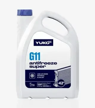 Антифриз Yuko -40 Super G11 синій, 5 кг