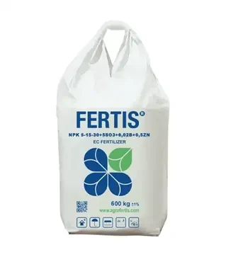 Удобрение комплексное Premium Fertis NPK 5-15-30+5SO3+0,02В+0,5Zn (Премиум Фертис), 600 кг (Fertis)