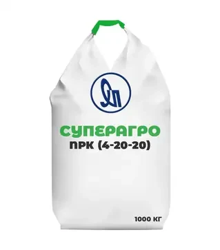 Удобрение комплексное Суперагро NPК (4-20-20), 1 000 кг (Сумыхимпром)