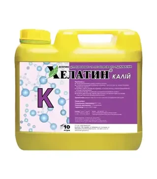 Мікродобриво Хелатин Калій рН 7, 10 л