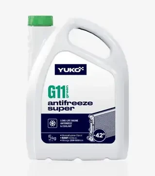 Антифриз Yuko -40 Super G11 зелений, 5 кг