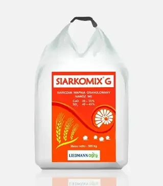 Мікродобриво Сульфат кальцію гранульований CaO 30-35%, SO3 40-45%, 500 кг (Siarkomix)