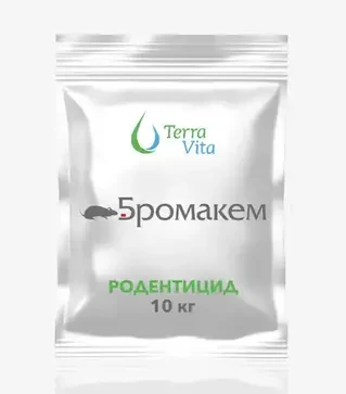 Родентицид Бромакем, 10 кг (TerraVita)