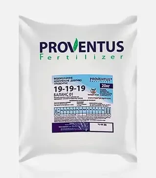 Микроудобрение Провентус Баланс 01, 19-19-19+Me+, 20 кг