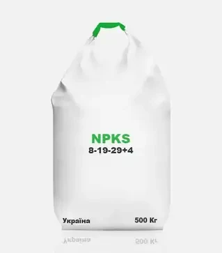 Удобрение комплексное Азотно-Фосф. Калийное НПКС 8-19-29+4, 500 кг (Украина)