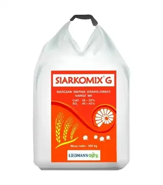 Микроудобрение Сульфат кальция гранулированный CaO 30-35%, SO3 40-45%, 500 кг (Agro Liedmann)