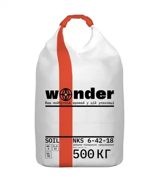 Добриво комплексне Wonder Soil NKS 6-42-18 (Вондер Соіл), 500 кг (Wonder)