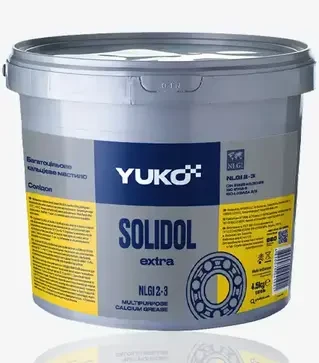 Пластичне мастило Yuko Солідол жировий, 4,5 кг