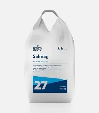 Удобрение азотное Селитра Salmag (27%-N, 13,5%-NO3, 13,5%-NH4, 3%-CaO, 4%-MgO), 500 кг (Grupa Azoty)