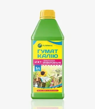 Стимулятор роста Гумат Калия Универсальный, 1 л (Галичина)