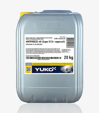 Антифриз Yuko -40 Super G12+ червоний, 20 кг