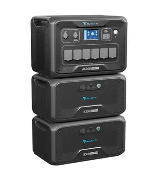 Комплект зарядных станций Bluetti AC300+2 battery module B300, 3 кВт