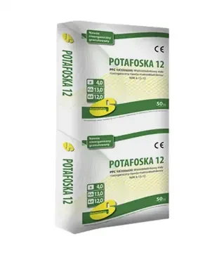 Удобрение комплексное Потафоска-12-NPK (CaS) 4-13-12 (18-30), 50 кг (Siarkopol)