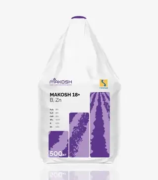 Удобрение комплексное Makosh 18+ micro (B, Zn) (18%-P2O5, 18%-K2O, 26%-CaO,10,5%-SO3, 0,2%-B, 0,2%-Zn)
