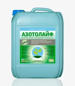 Биоудобрение Азотолайф (азотфиксатор), 10 л (Life Biochem)