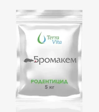 Родентицид Бромакем, 5 кг (TerraVita)