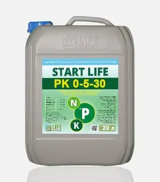 Удобрение комплексное Start life РК 0-5-30 (Старт Лайф), 20 л (Life Biochem)