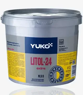 Пластичная смазка Yuko Литол-24, 4,5 кг