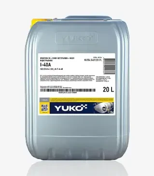 Гідравлічне мастило Yuko І-40А, 20 л