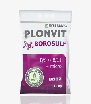 Мікродобриво Plonvit (Плонвіт) Мiкрокомплекc Боросульф 8-11+Мікро, 15 кг (Intermag)