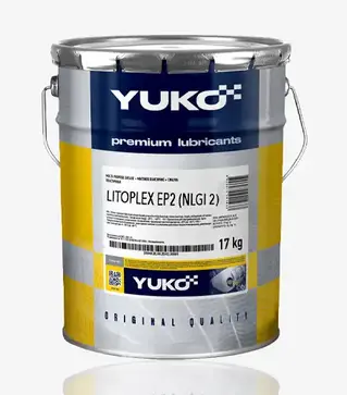 Пластичная смазка Yuko Litoplex EP2, 17 кг