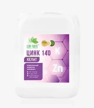 Микроудобрение Цинк 140 Хелат, 10 л (Leaf Forte)