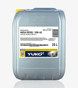 Моторна олива Yuko Mega Diesel 10W-40, 20 л