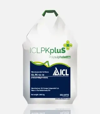 Добриво комплексне ICL PK Plus 18-18+15CaO+6MgO+15SO3 (Айсіел ПК Плюс), 1 000 кг