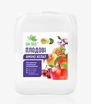 Стимулятор росту Плодові Аміно Хелат, 10 л (Leaf Forte)