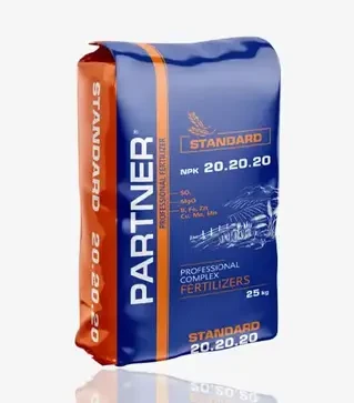 Микроудобрение Standard 20-20-20+S+Mg+ME (Стандард), 25 кг (Partner)
