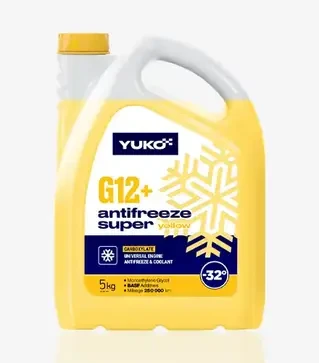 Антифриз Yuko -32 G12+ жовтий, 5 кг