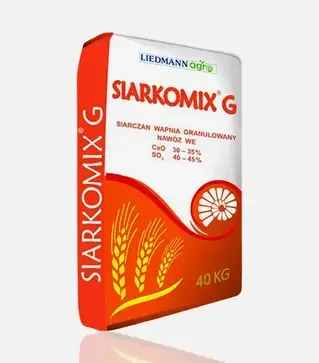 Микроудобрение Сульфат гранулированный кальция CaO 30-35%, SO3 40-45%, 40 кг (Siarkomix)