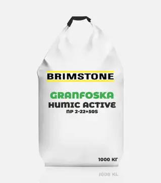 Удобрение фосфорное Granfoska Humic Active NP 2-22+50S (Гранфоска Хумик Актив), 1 000 кг (Brimstone)