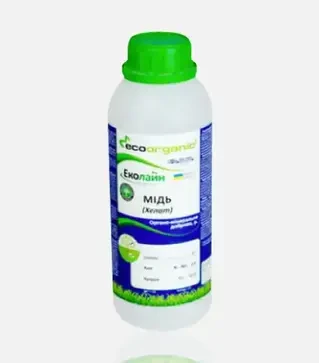 Мікродобриво Еколайн Мідь (хелат), 1 л (Ecoorganic)